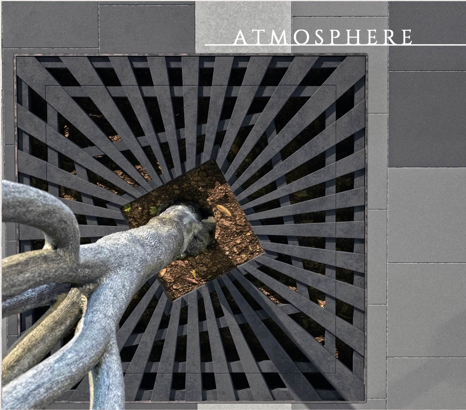 Приствольная решетка для дерева ZKING ATMOSPHERE 1.2х1.2м Черная в Невинномысске фото