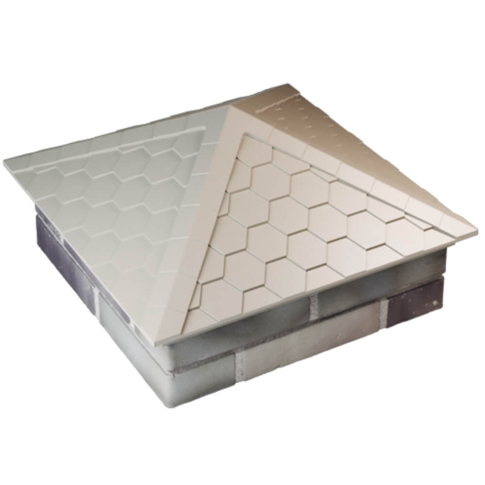 Колпак Zking Эверест Бежевый на столб 2х2 кирпича (535х535мм) Невинномысск фото