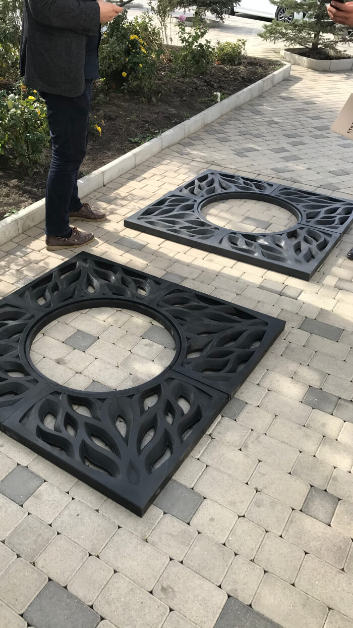 Приствольная решетка для дерева ZKING CRUST 1.2х1.2м Черная в Невинномысске фото