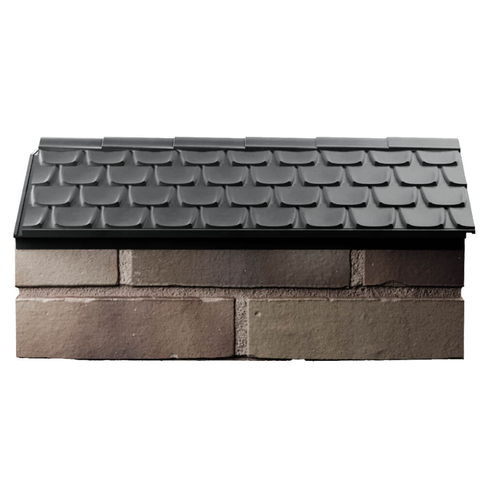 Парапет Zking Эльбрус Серый с посадкой на 1 кирпич (255мм) в Невинномысске фото
