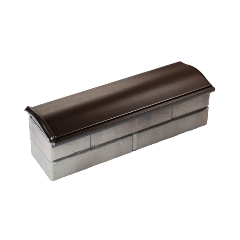 Парапет Zking Монблан Коричневый посадка на 0.5 кирпича (130мм)