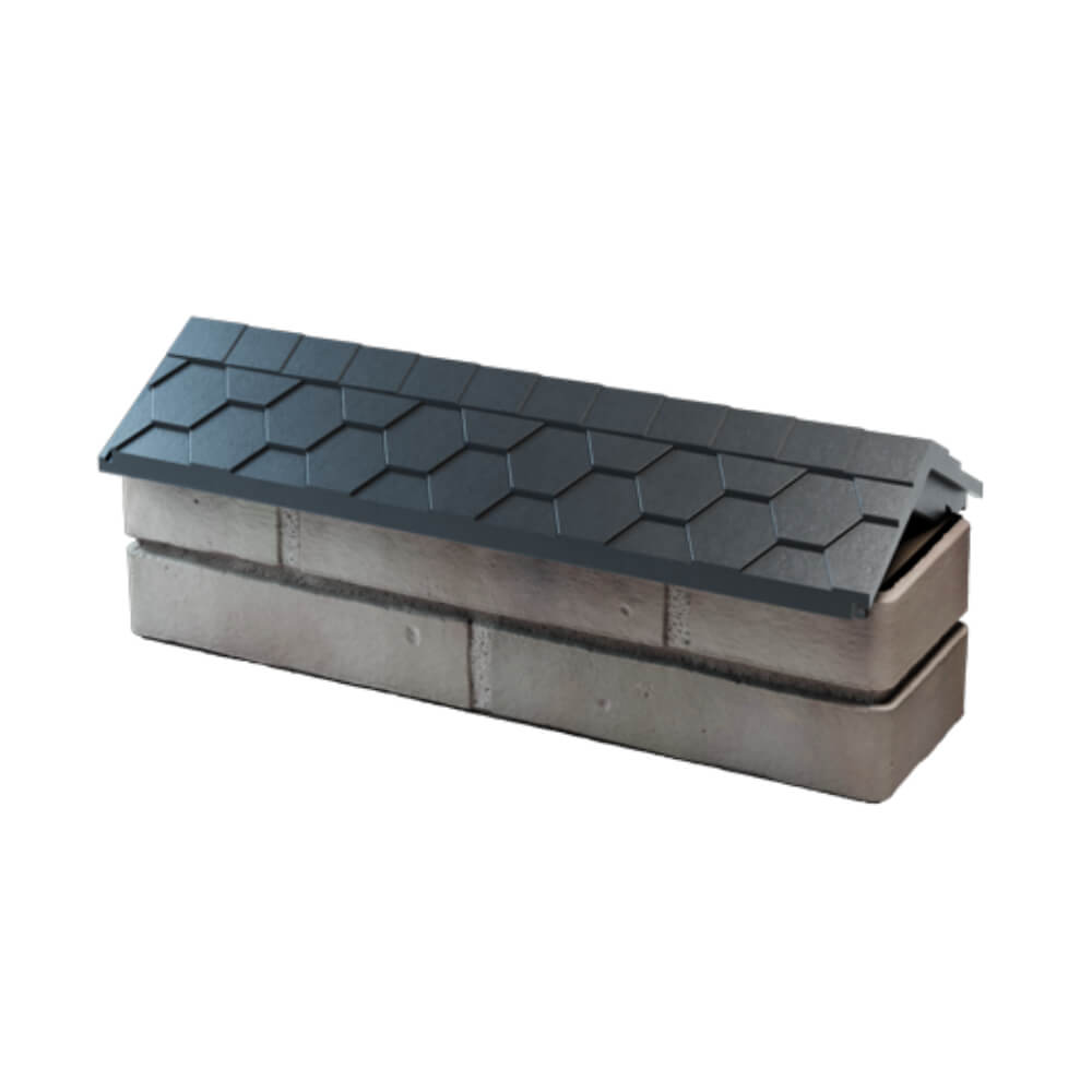 Парапет Zking Эверест Серый с посадкой на 0.5 кирпича (130мм) в Невинномысске фото