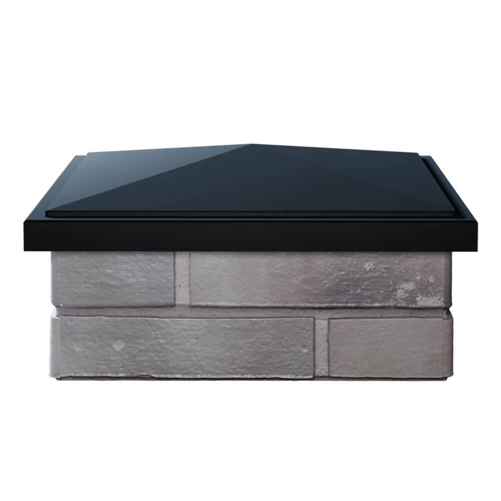 Колпак Zking БонаМоно Черный на столб 1.5х1.5 кирпича (385х385, 400х400мм) Невинномысск фото