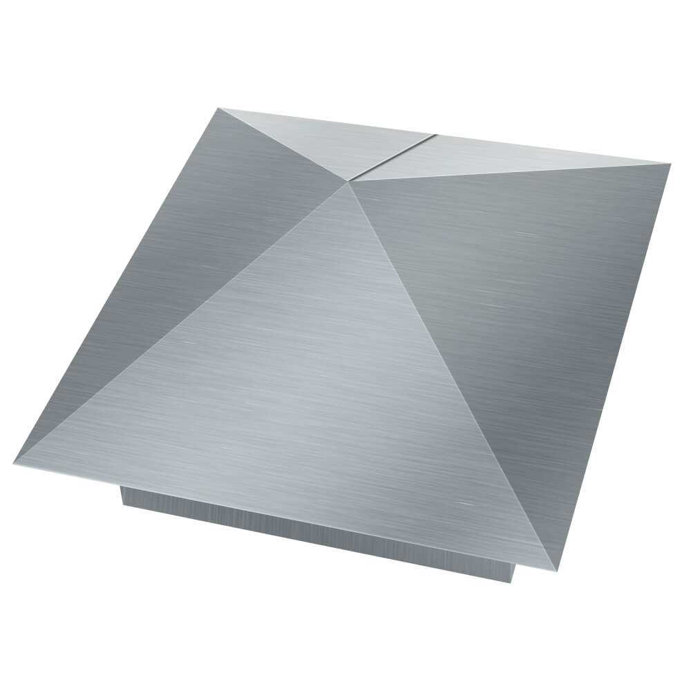 Колпак металлический 380х380мм оцинкованный заборный Невинномысск фото