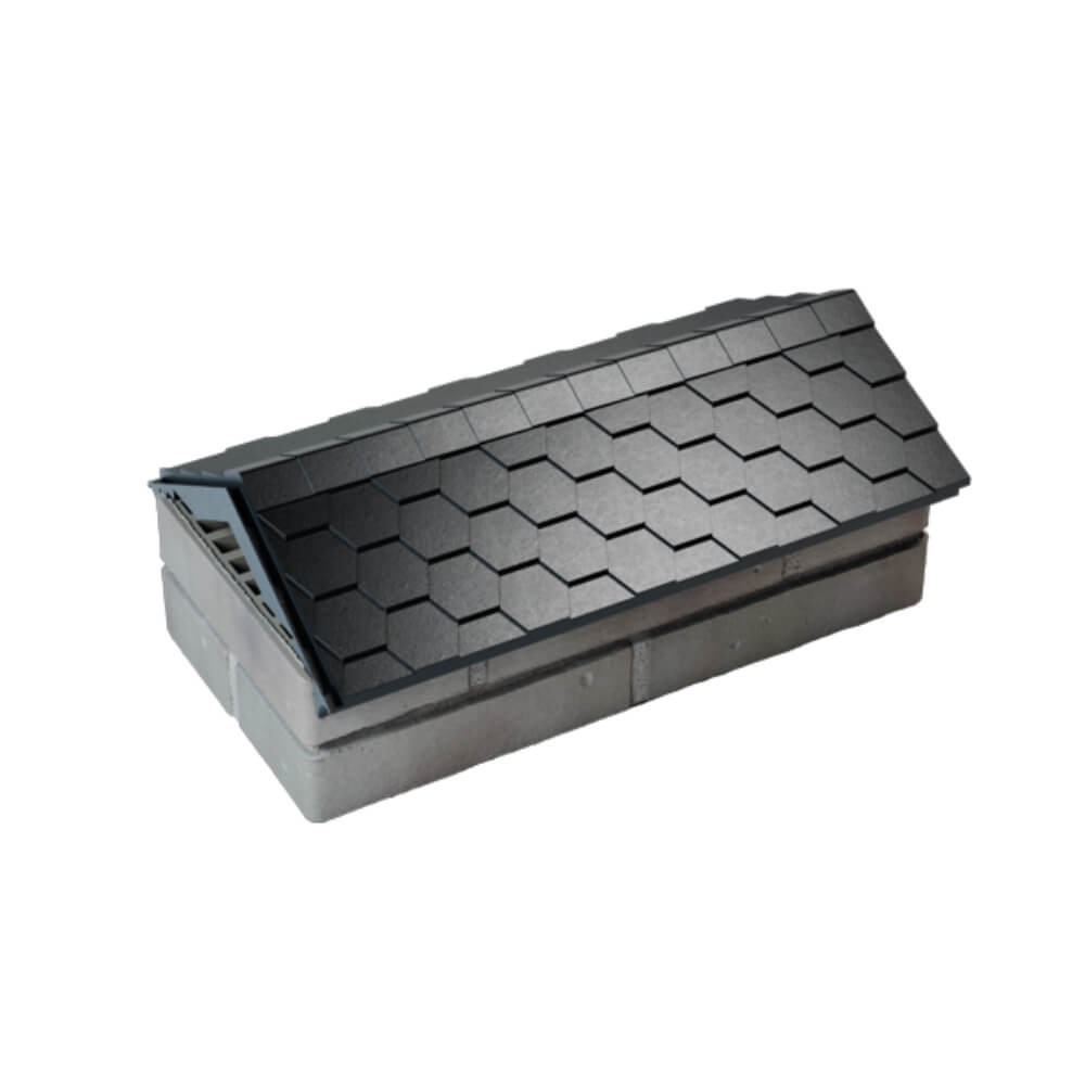 Парапет Zking Эверест Черный с посадкой на 1 кирпич (200/225/255мм) в Невинномысске фото