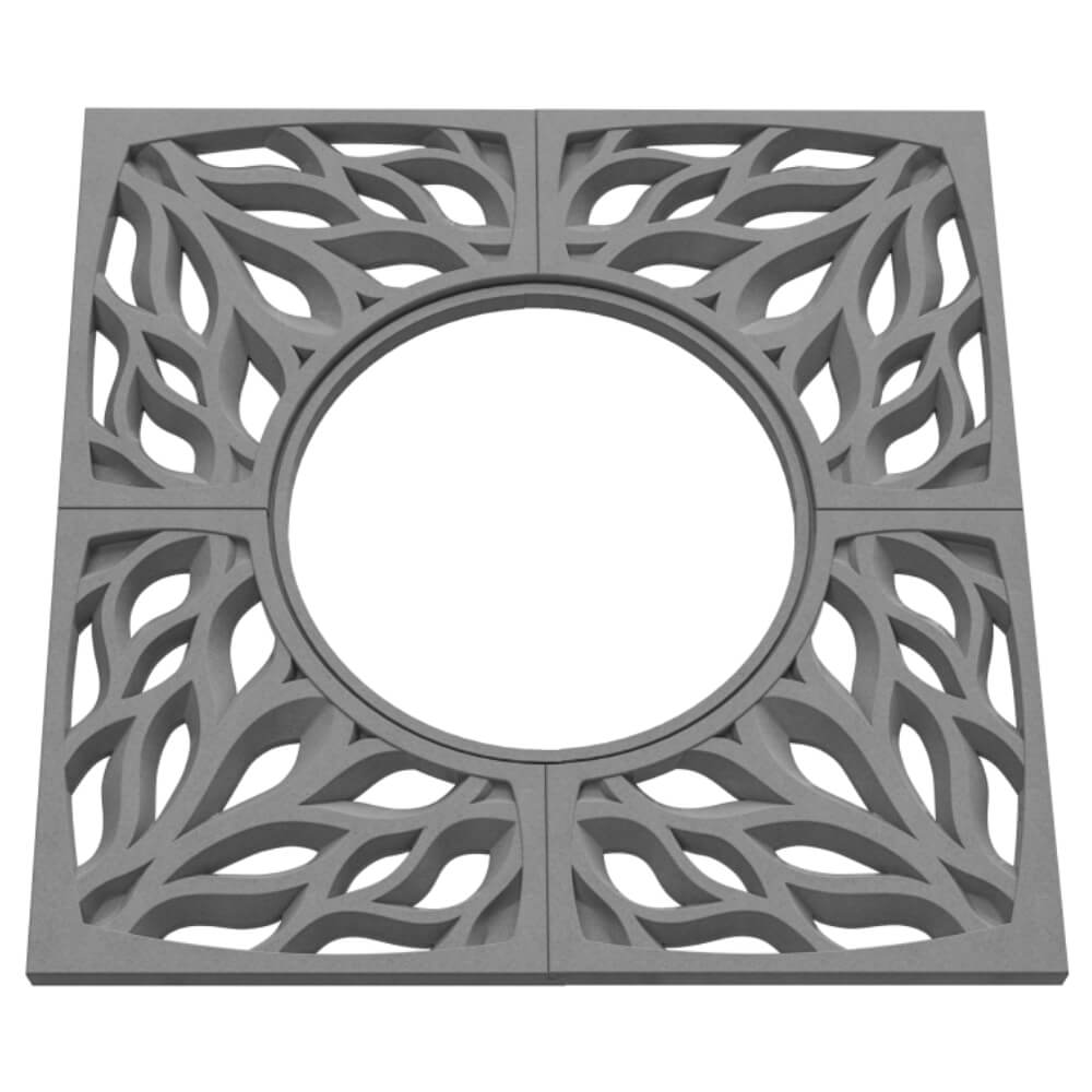 Приствольная решетка для дерева ZKING CRUST 1.2х1.2м Серая в Невинномысске фото