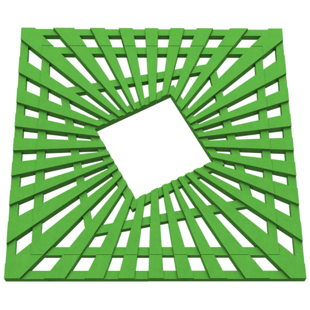 Приствольная решетка для дерева ZKING ATMOSPHERE 1.2х1.2м Зеленая в Невинномысске фото