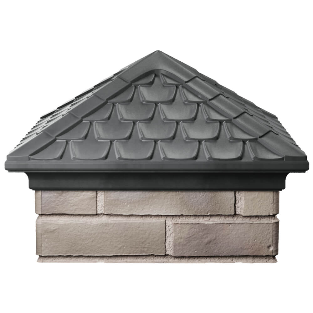 Колпак Zking Эльбрус Серый на столб 1.5х1.5 кирпича (385х385мм) Невинномысск фото