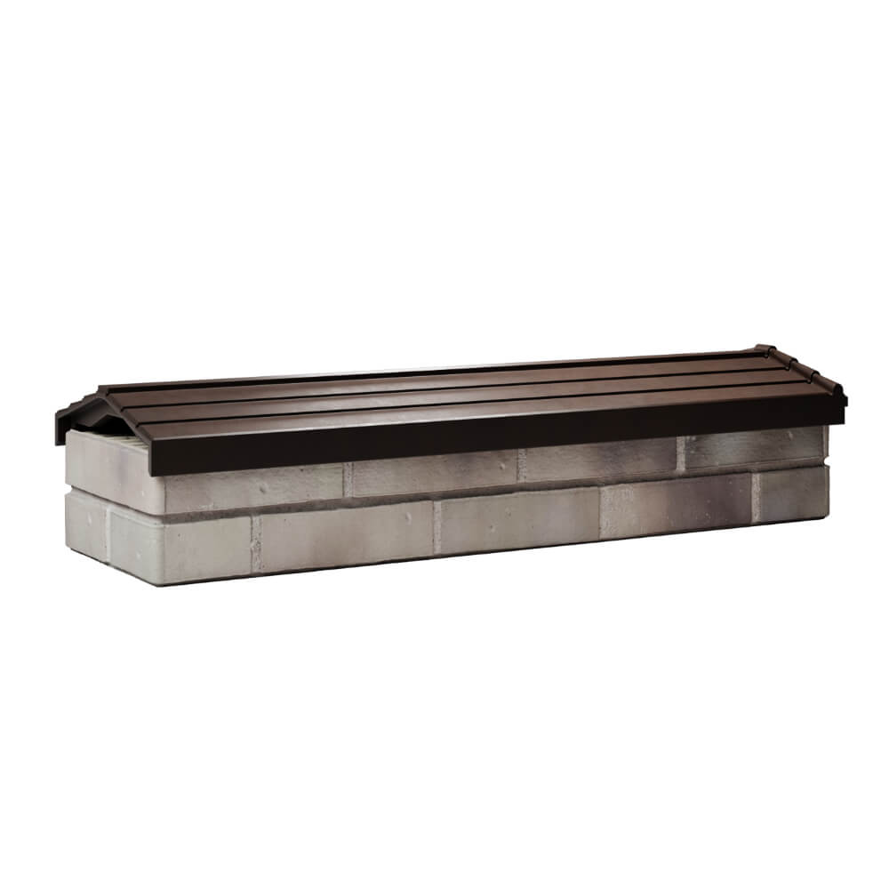 Парапет Zking Бона ХайТек Коричневый посадка на 0.5 кирпича (130мм) Невинномысск фото