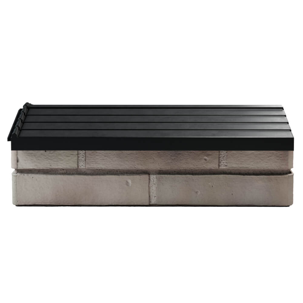 Парапет Zking Бона ХайТек Черный с посадкой на 1 кирпич (200/225/255мм) в Невинномысске фото