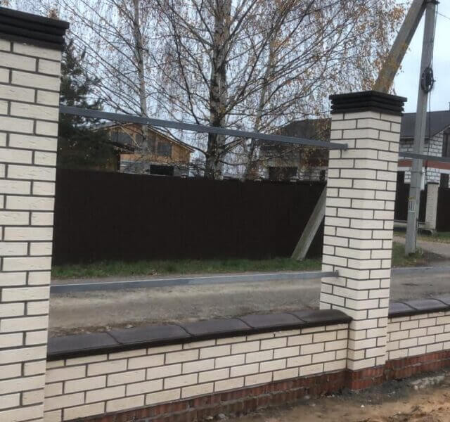 Колпак Zking Бона ХайТек Коричневый на столб 1.5х1.5 кирпича (385х385мм) в Невинномысске фото