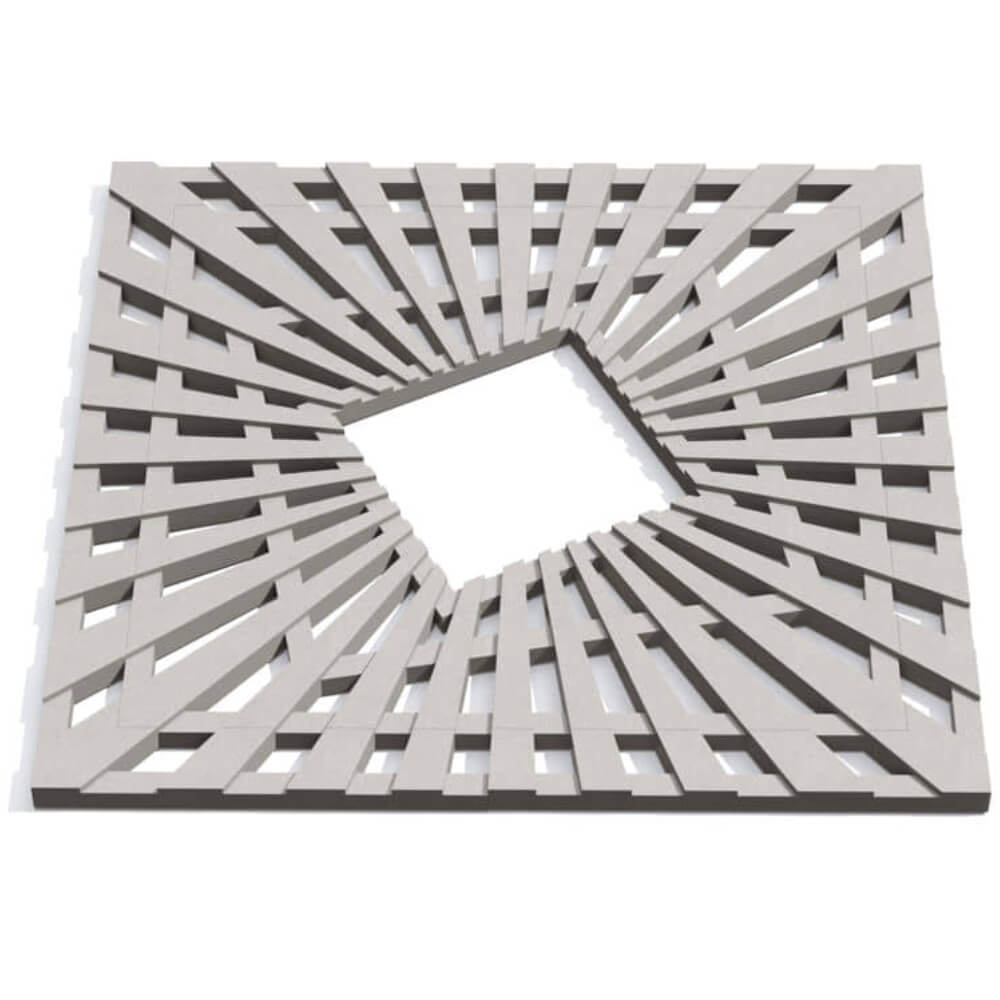 Приствольная решетка для дерева ZKING ATMOSPHERE 1.2х1.2м Бежевая Невинномысск фото