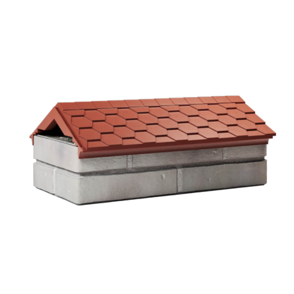 Парапет Zking Эверест Красный с посадкой на 1 кирпич (200/225/255мм) Невинномысск фото