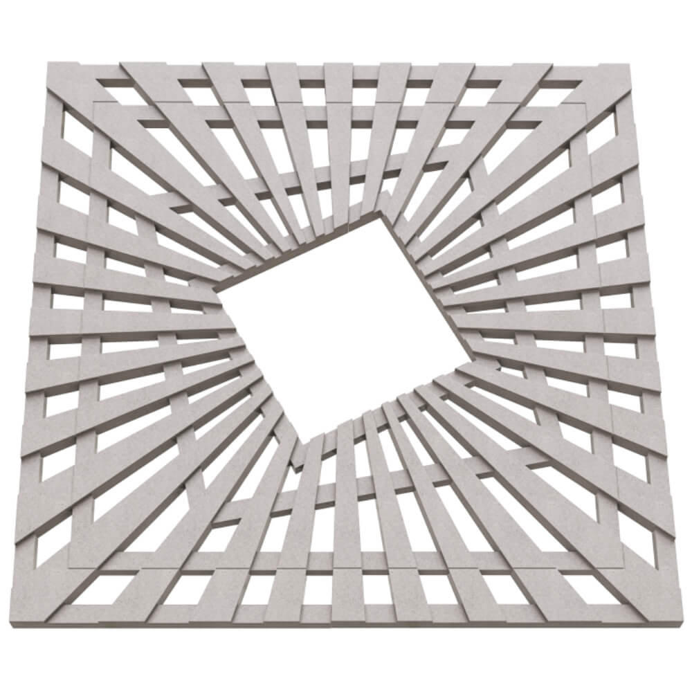 Приствольная решетка для дерева ZKING ATMOSPHERE 1.2х1.2м Бежевая в Невинномысске фото