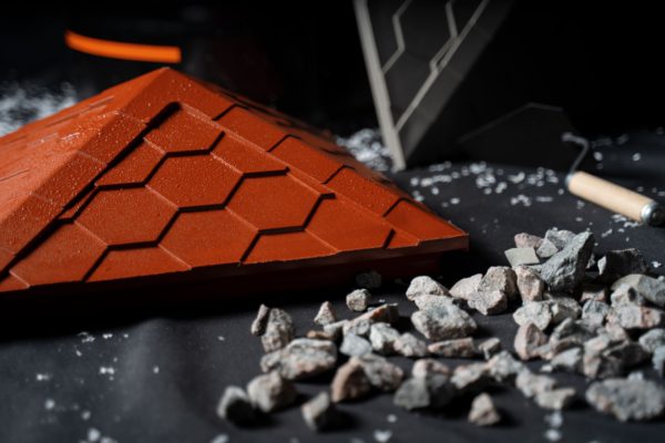 Колпак Zking Эверест Красный на столб 1.5х1.5 кирпича (390х390мм) в Невинномысске фото