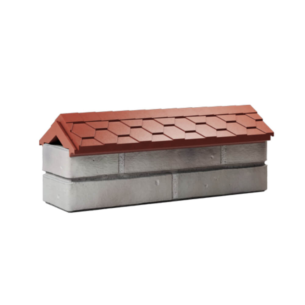 Парапет Zking Эверест Красный с посадкой на 0.5 кирпича (130мм) Невинномысск фото