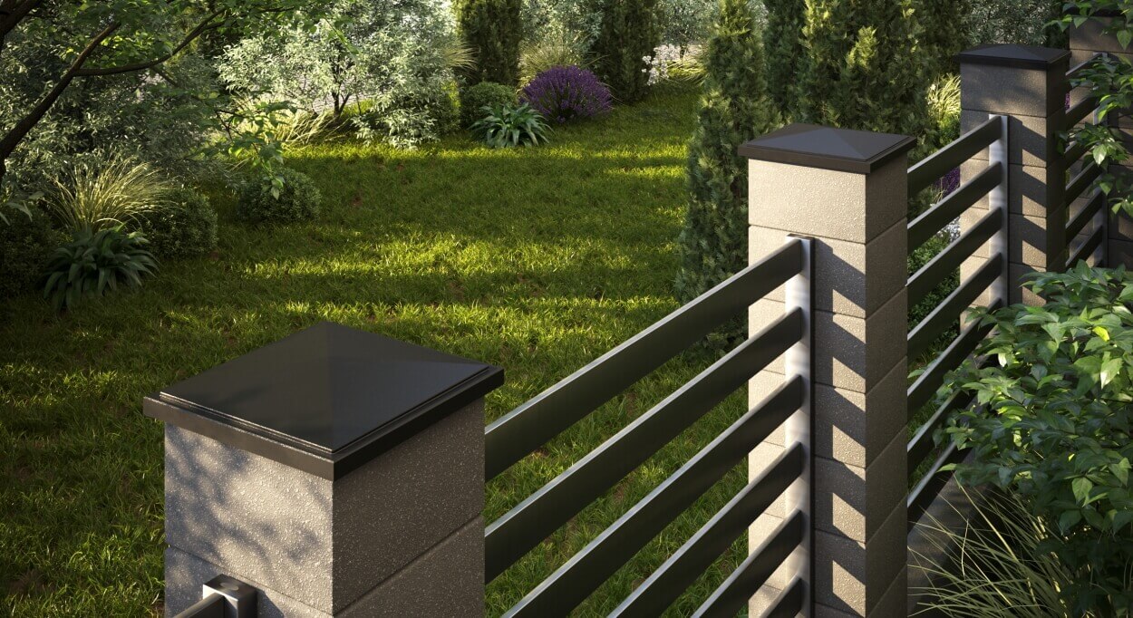 Колпак Zking БонаМоно Коричневый на столб 1.5х1.5 кирпича (385х385, 400х400мм) в Невинномысске фото