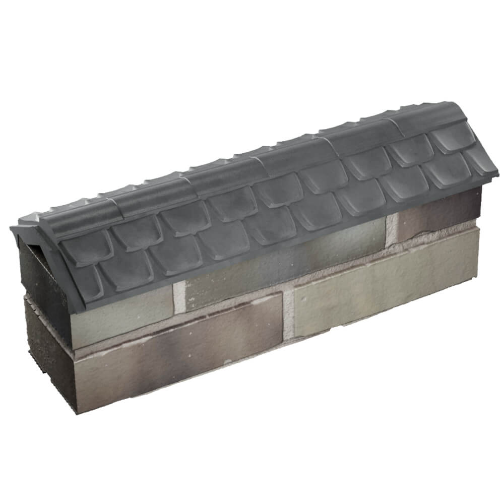 Парапет Zking Эльбрус Серый с посадкой на 0.5 кирпича (130мм) в Невинномысске фото