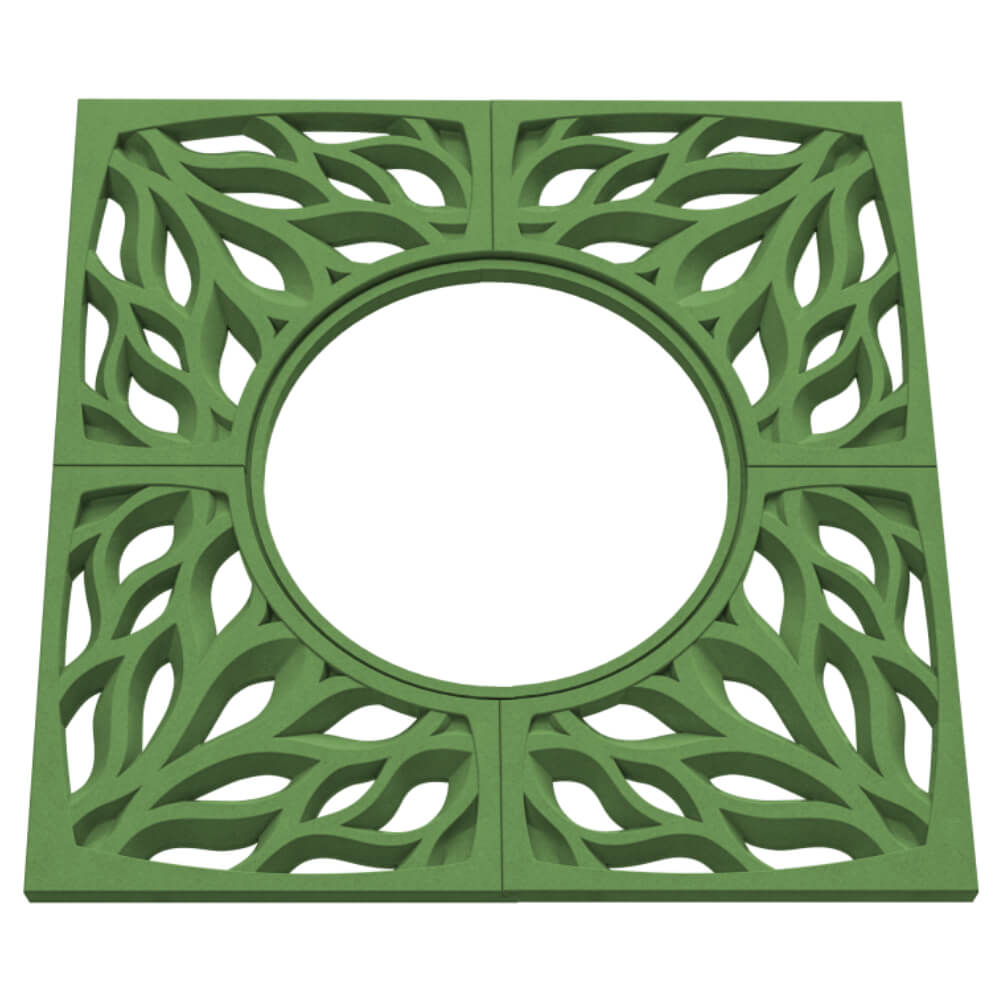 Приствольная решетка для дерева ZKING CRUST 1.2х1.2м Зеленая в Невинномысске фото