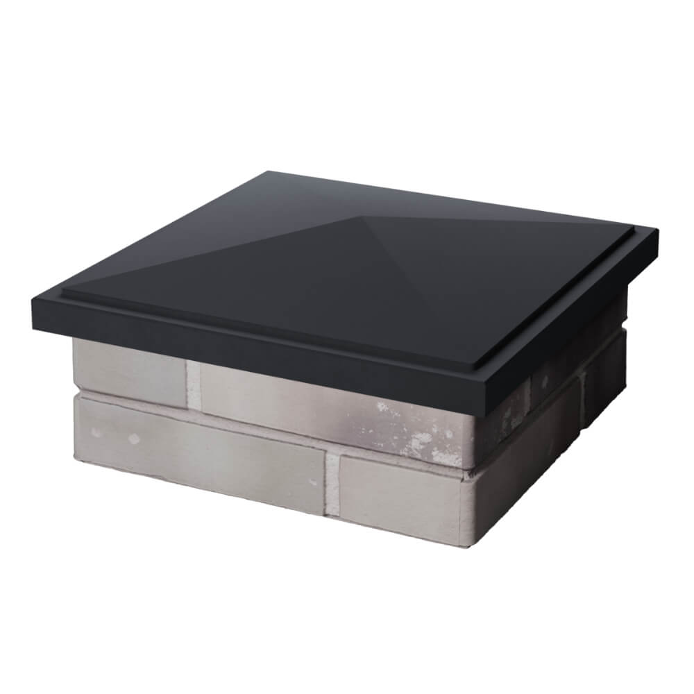 Колпак Zking БонаМоно Серый на столб 1.5х1.5 кирпича (385х385, 400х400мм) в Невинномысске фото