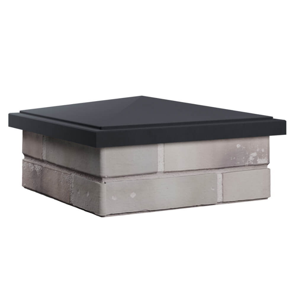 Колпак Zking БонаМоно Серый на столб 1.5х1.5 кирпича (385х385, 400х400мм) в Невинномысске фото