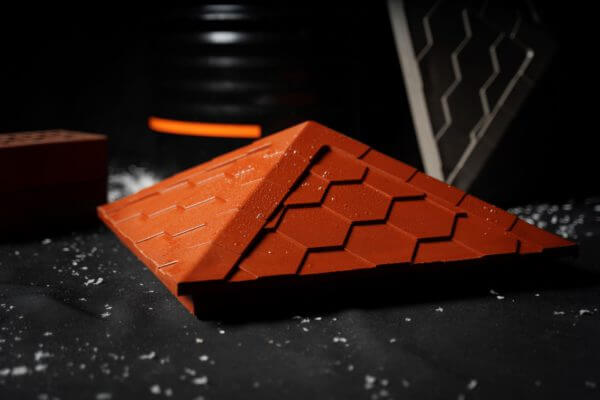 Колпак Zking Эверест Красный на столб 1.5х1.5 кирпича (390х390мм) в Невинномысске фото