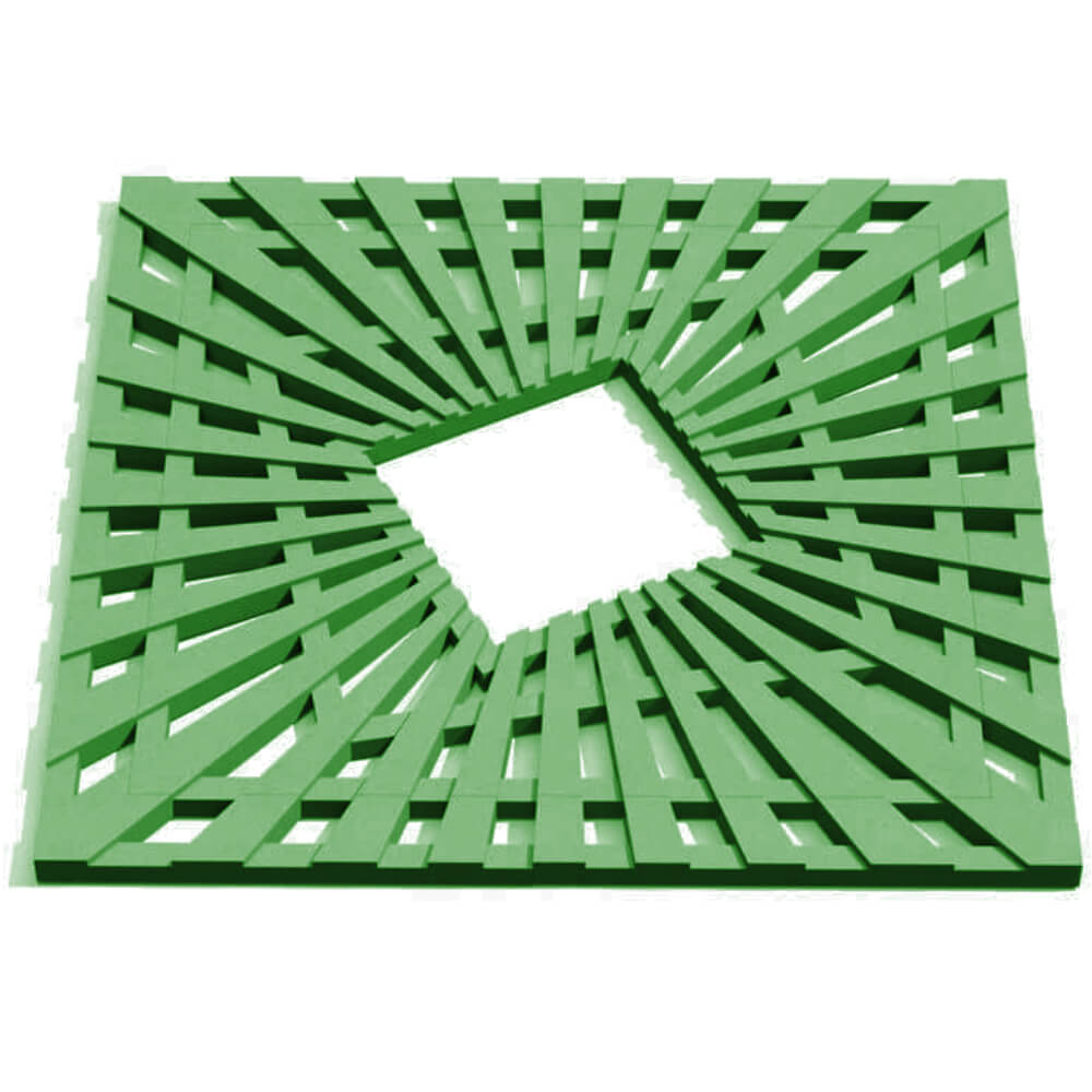 Приствольная решетка для дерева ZKING ATMOSPHERE 1.2х1.2м Зеленая Невинномысск фото